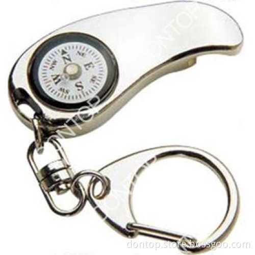 Zinc Alloy Bottle Opener (/Thermometer) with Compass